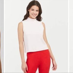 Spanx air essentials mock neck top